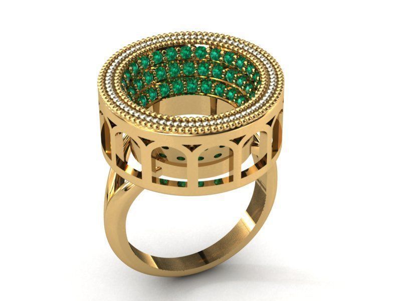 challenge ring 7 3D print model_2