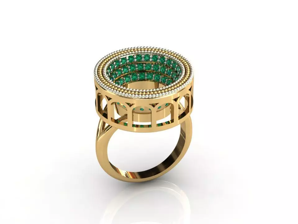 challenge ring 7 3D print model_0