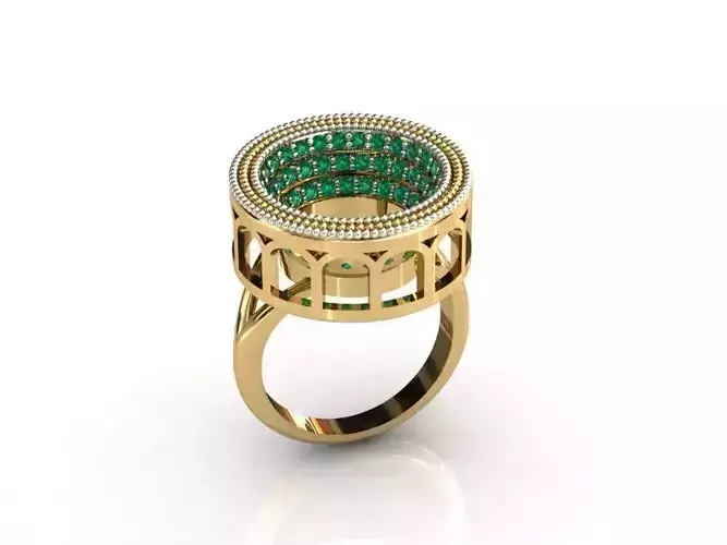 challenge ring 7 3D print model
