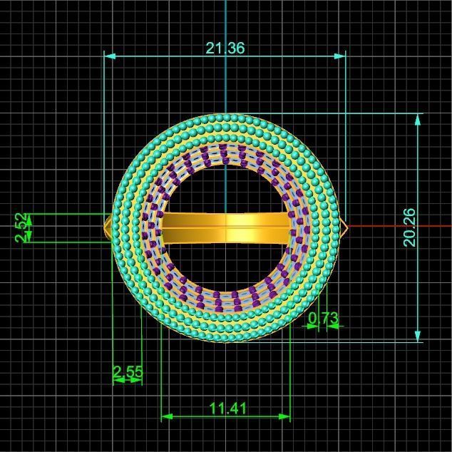 challenge ring 7 3D print model_6