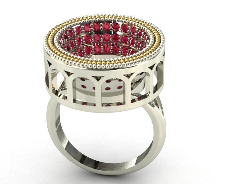 challenge ring 7 3D print model_4