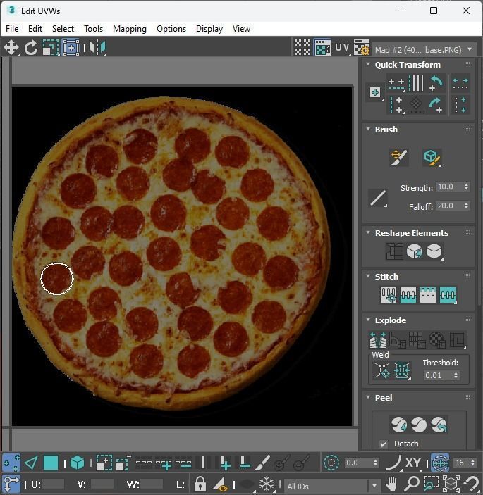 Pepperoni Pizza 3D model_46
