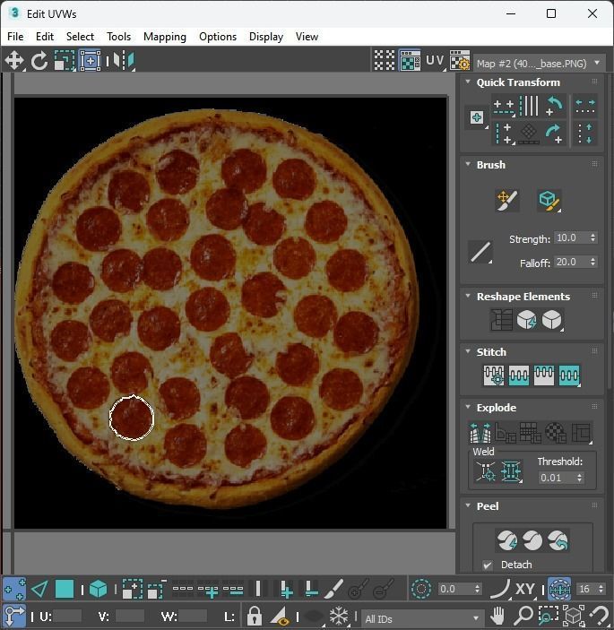 Pepperoni Pizza 3D model_60