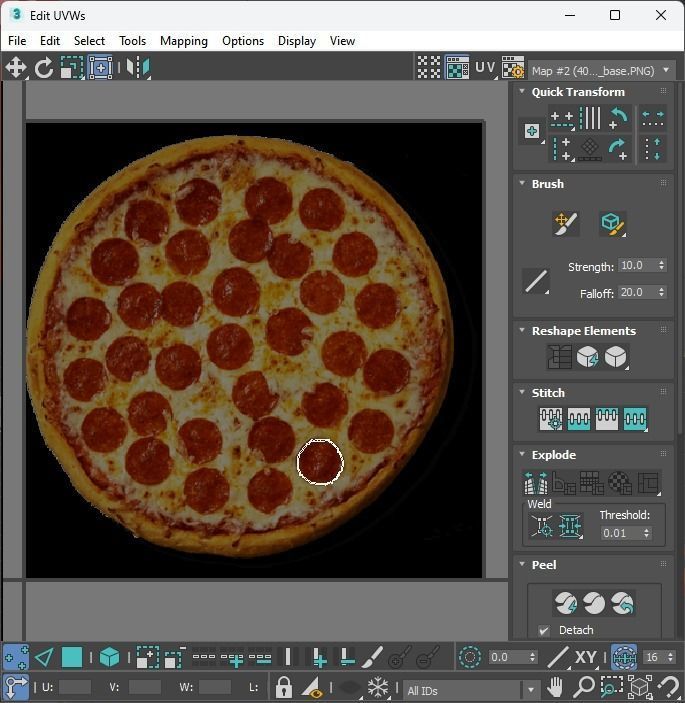 Pepperoni Pizza 3D model_61