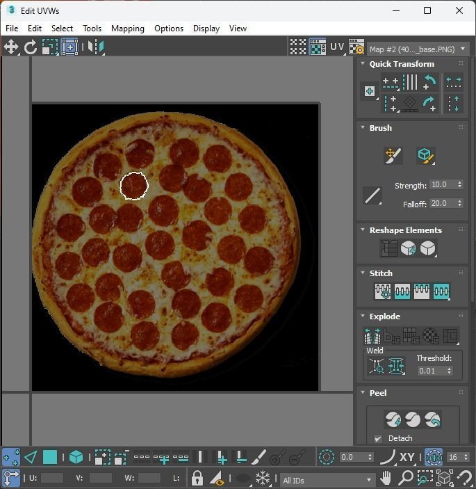 Pepperoni Pizza 3D model_36