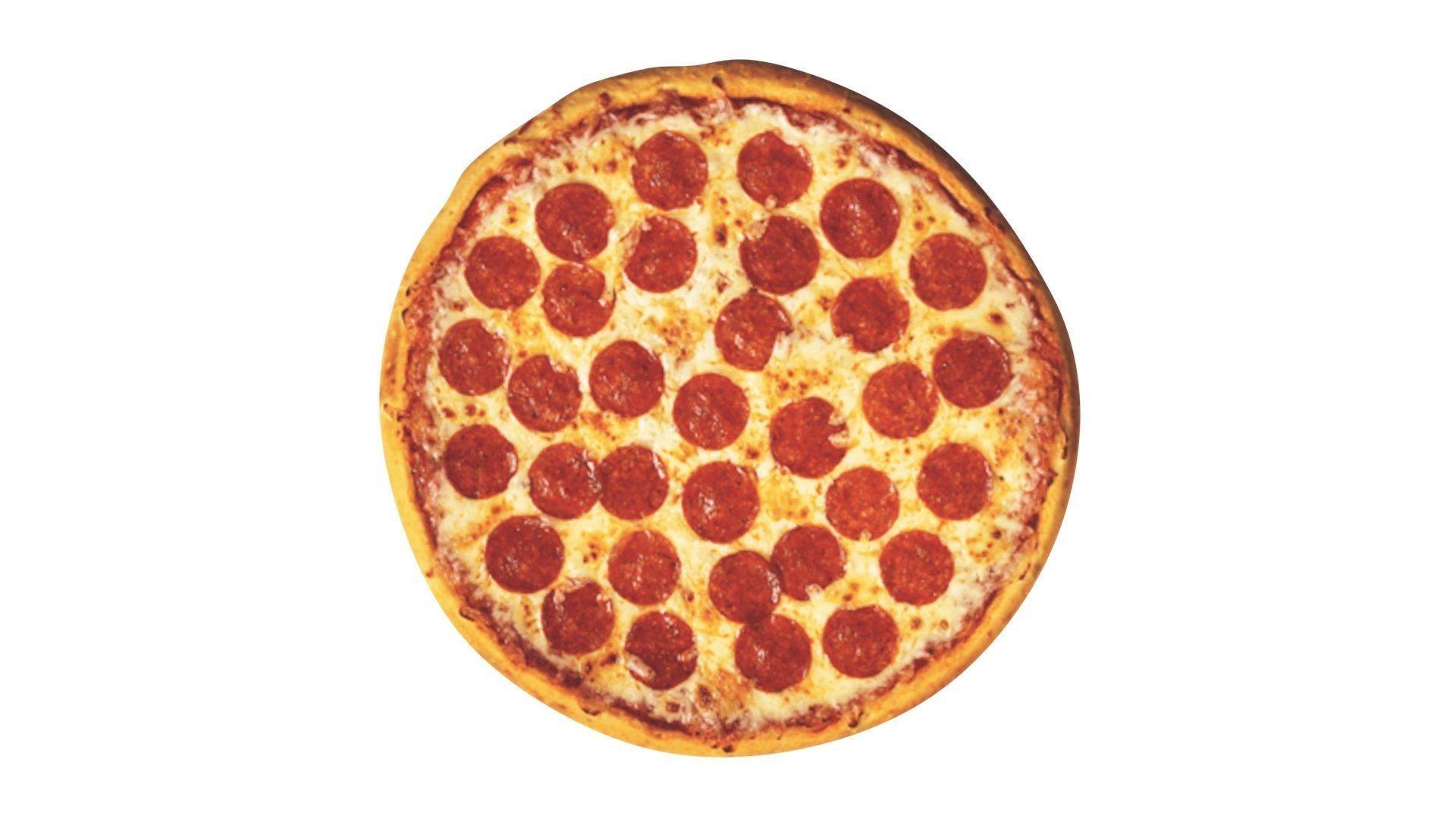 Pepperoni Pizza 3D model_15