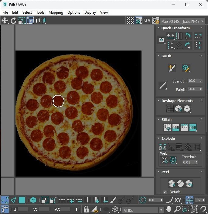 Pepperoni Pizza 3D model_42
