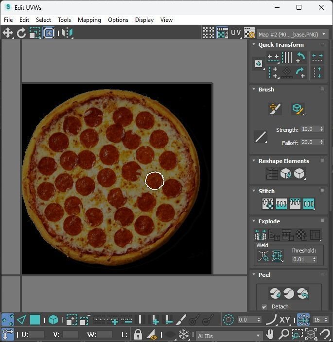 Pepperoni Pizza 3D model_50
