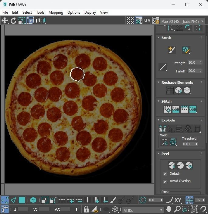 Pepperoni Pizza 3D model_38