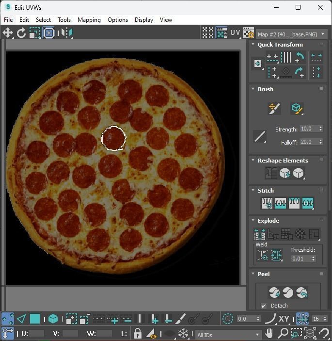 Pepperoni Pizza 3D model_47