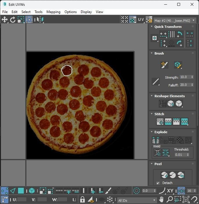 Pepperoni Pizza 3D model_32