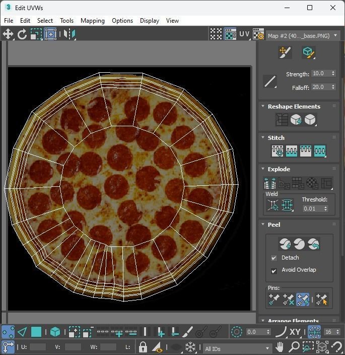 Pepperoni Pizza 3D model_29