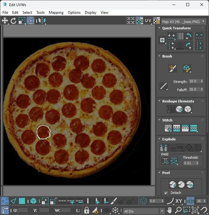 Pepperoni Pizza 3D model_59