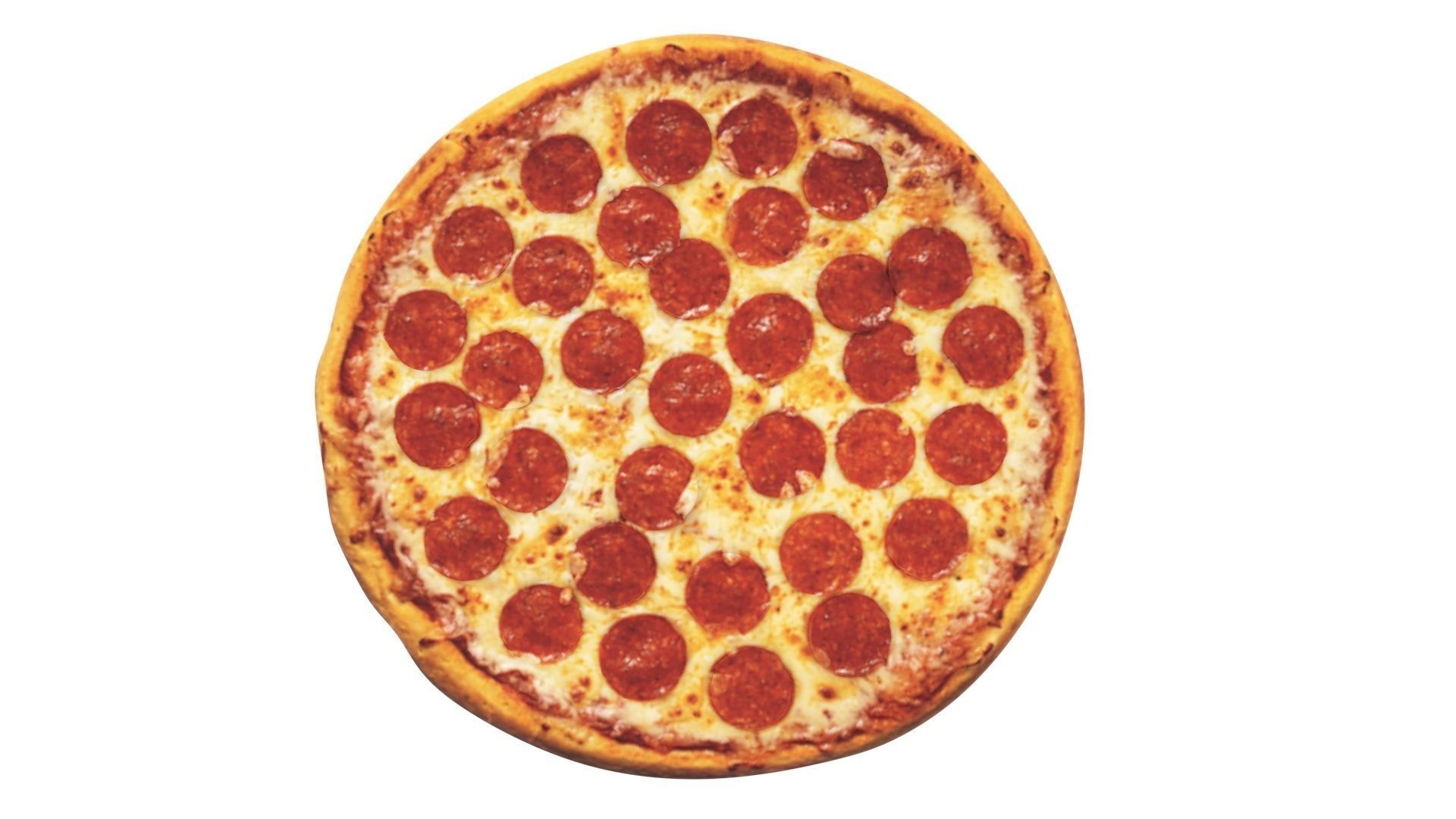 Pepperoni Pizza 3D model_8