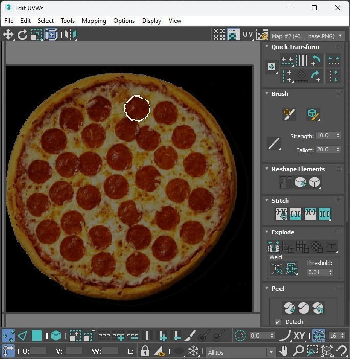 Pepperoni Pizza 3D model_35