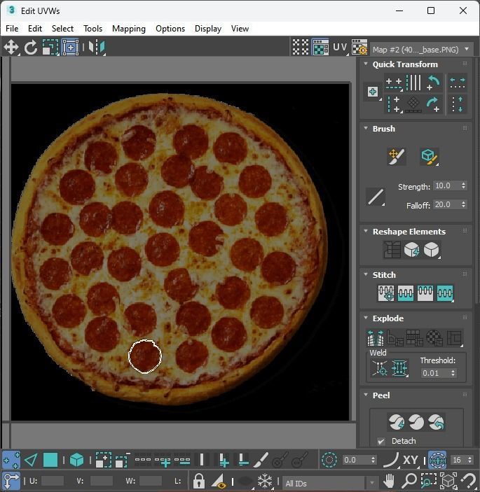 Pepperoni Pizza 3D model_57