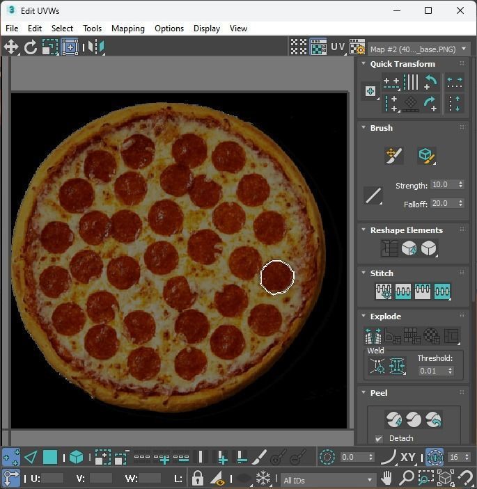 Pepperoni Pizza 3D model_41