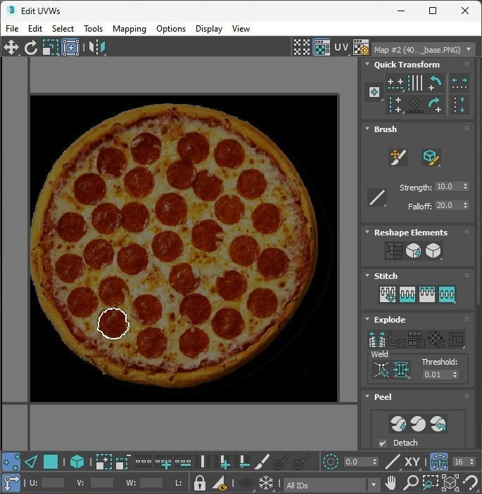 Pepperoni Pizza 3D model_62
