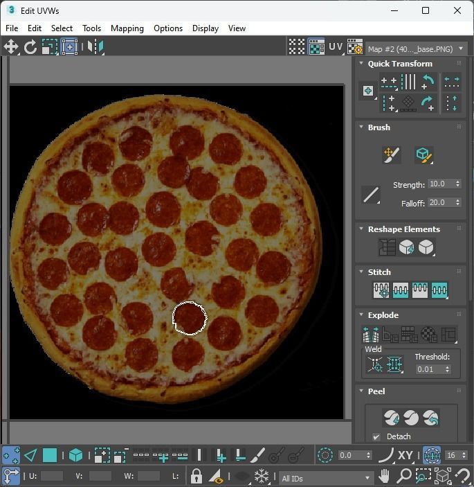 Pepperoni Pizza 3D model_56