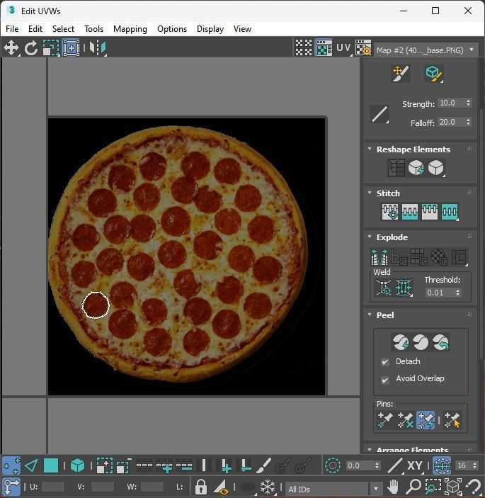 Pepperoni Pizza 3D model_55