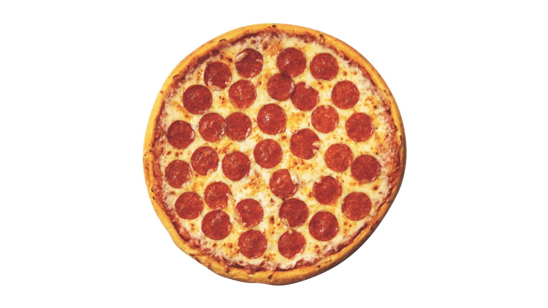 Pepperoni Pizza 3D model_12