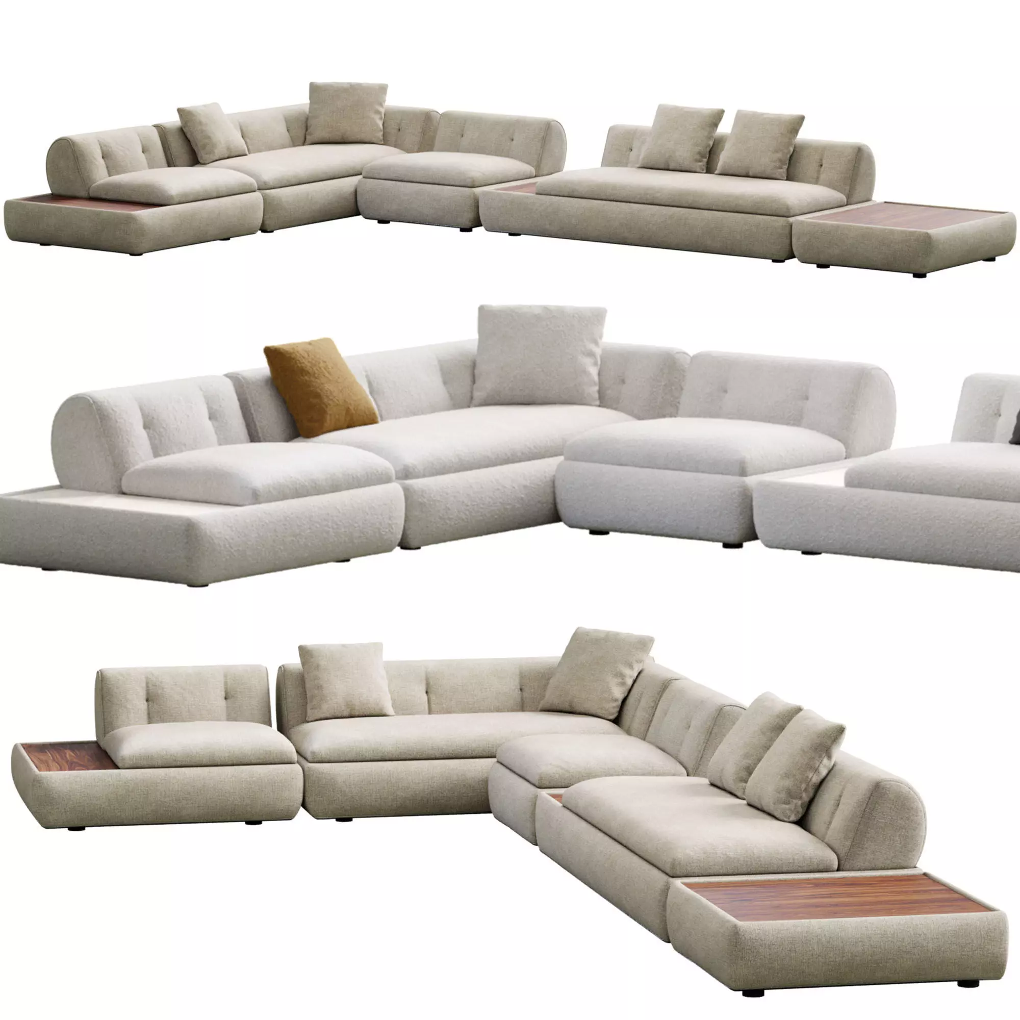 Supermoon Sofa 3D model_0