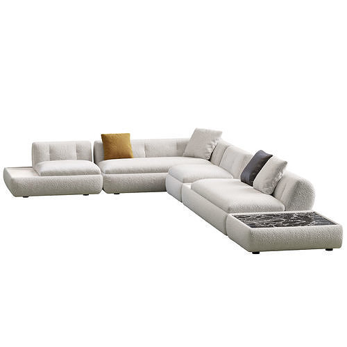 Supermoon Sofa 3D model 6