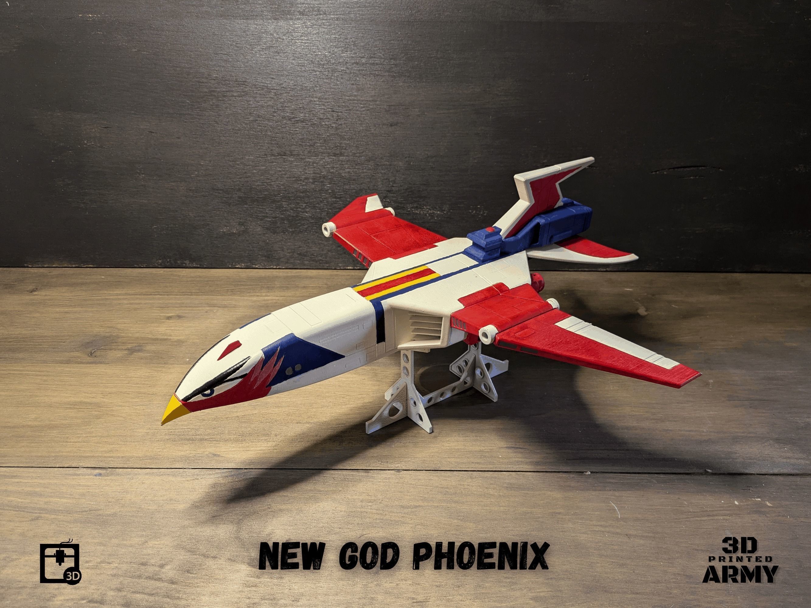Gatchaman New  GOD PHOENIX starship - 3D printing model - STL  3D print model_20