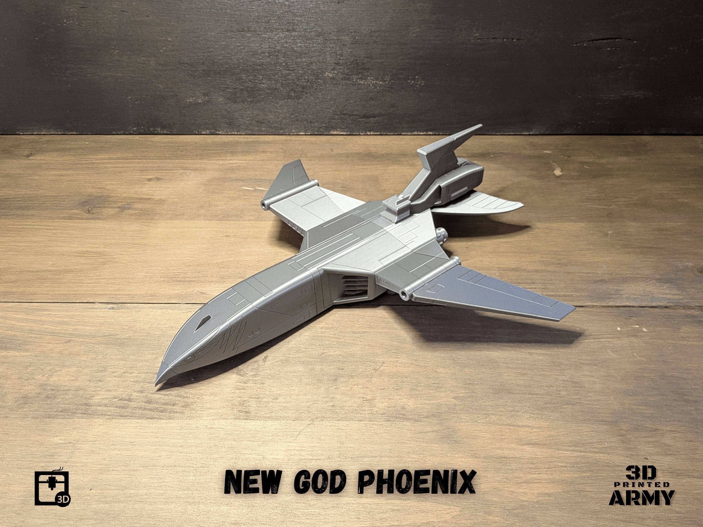 Gatchaman New  GOD PHOENIX starship - 3D printing model - STL  3D print model_29