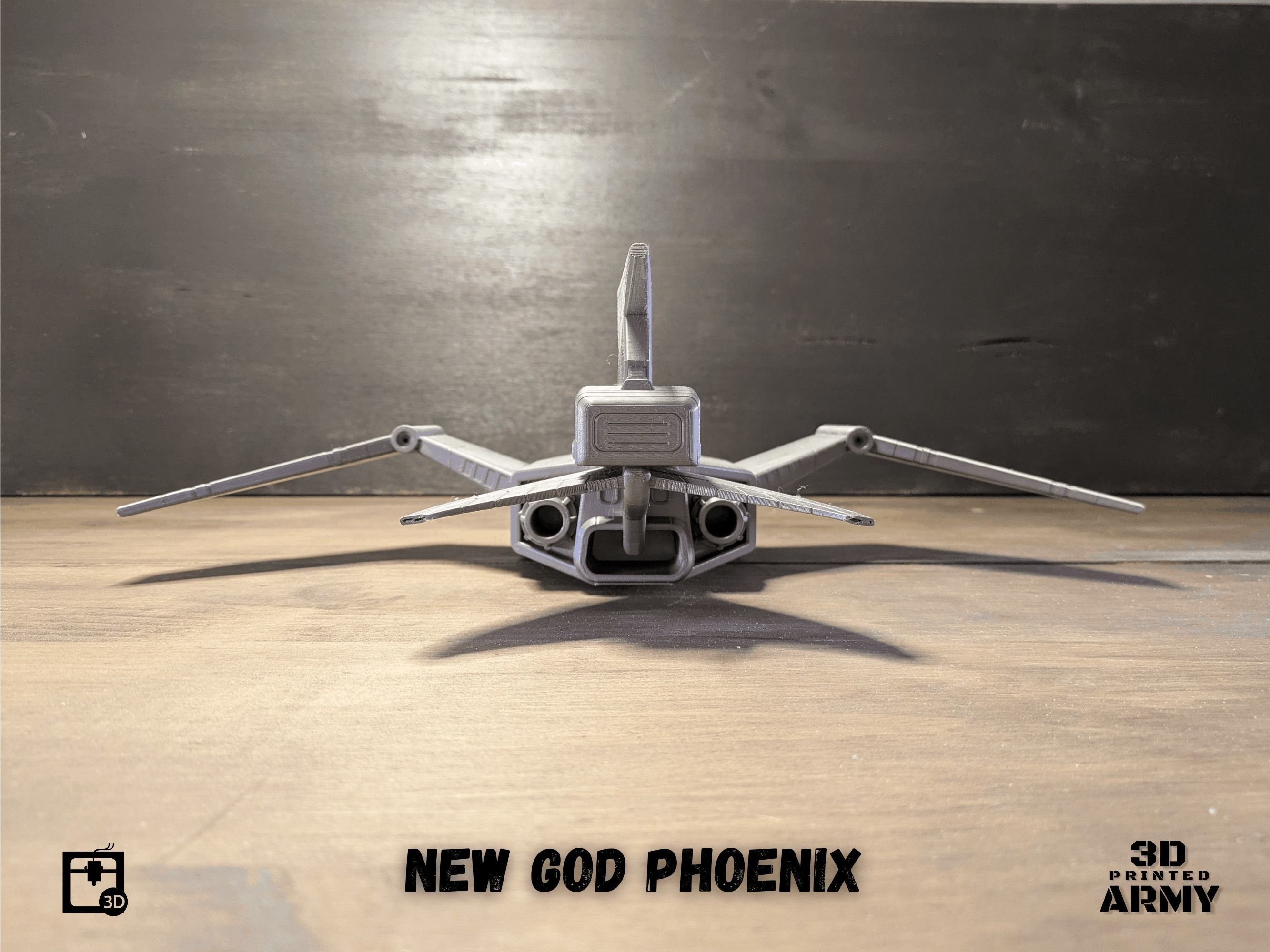 Gatchaman New  GOD PHOENIX starship - 3D printing model - STL  3D print model_30