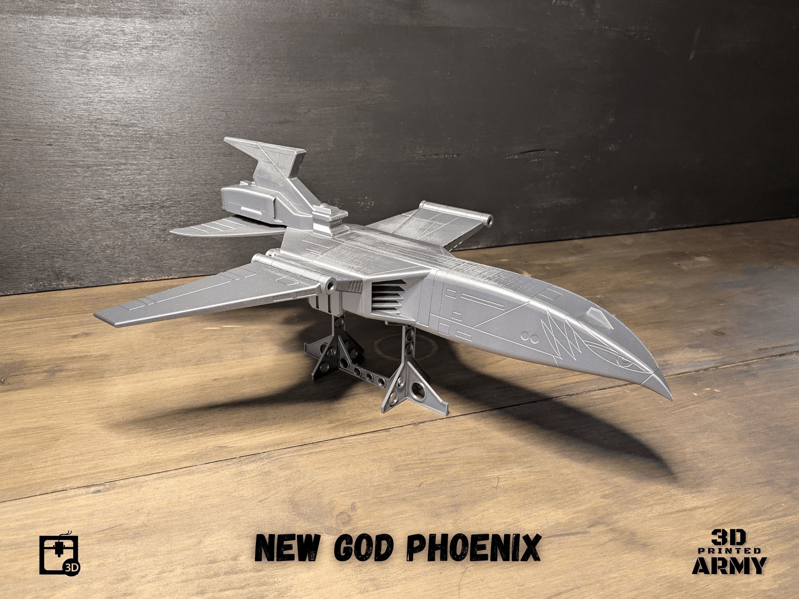 Gatchaman New  GOD PHOENIX starship - 3D printing model - STL  3D print model_26