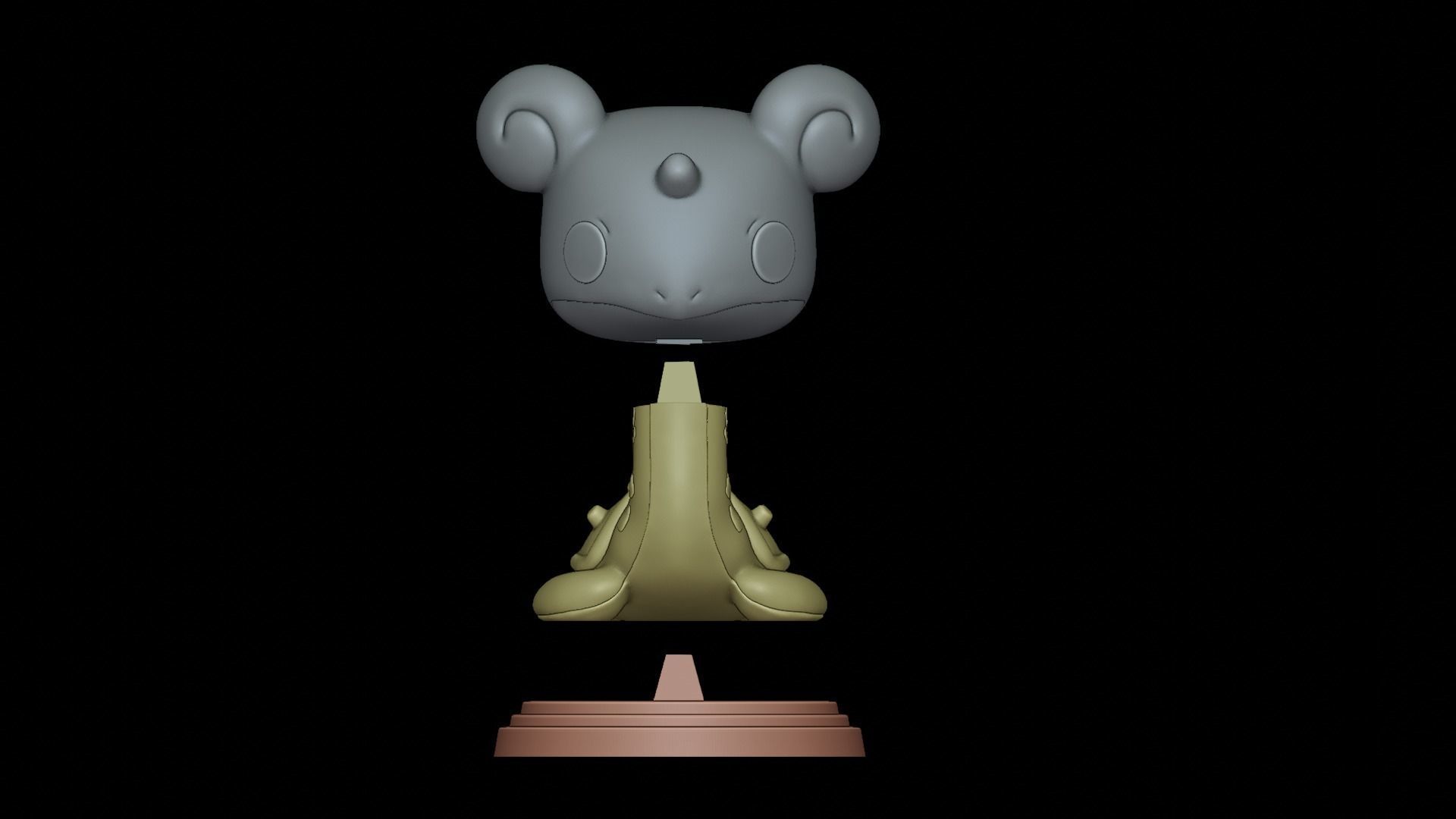 LAPRAS POKEMON - FUNKO POP FAN ART 3D print model_1