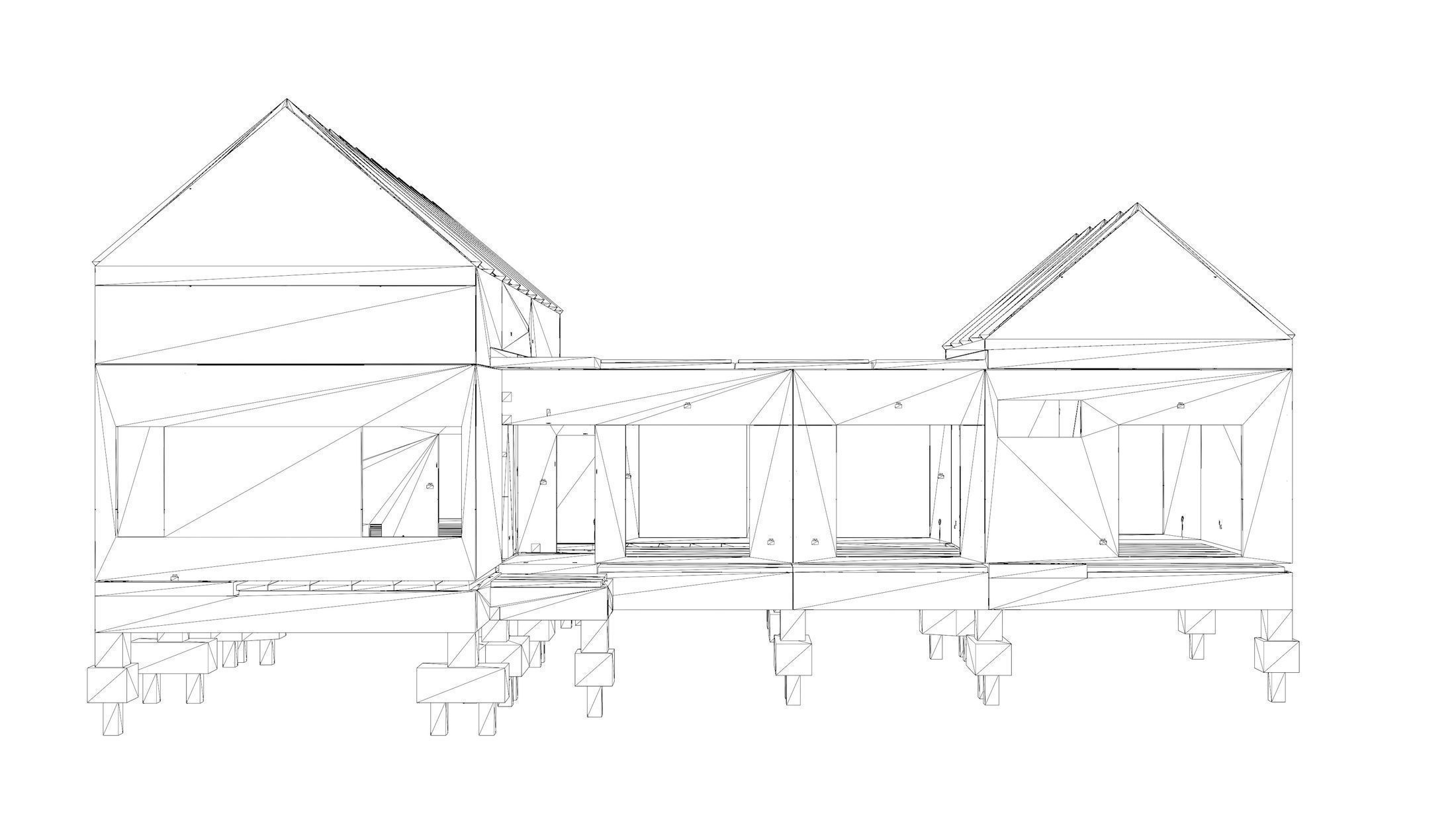 Precast house structure 3D model_10