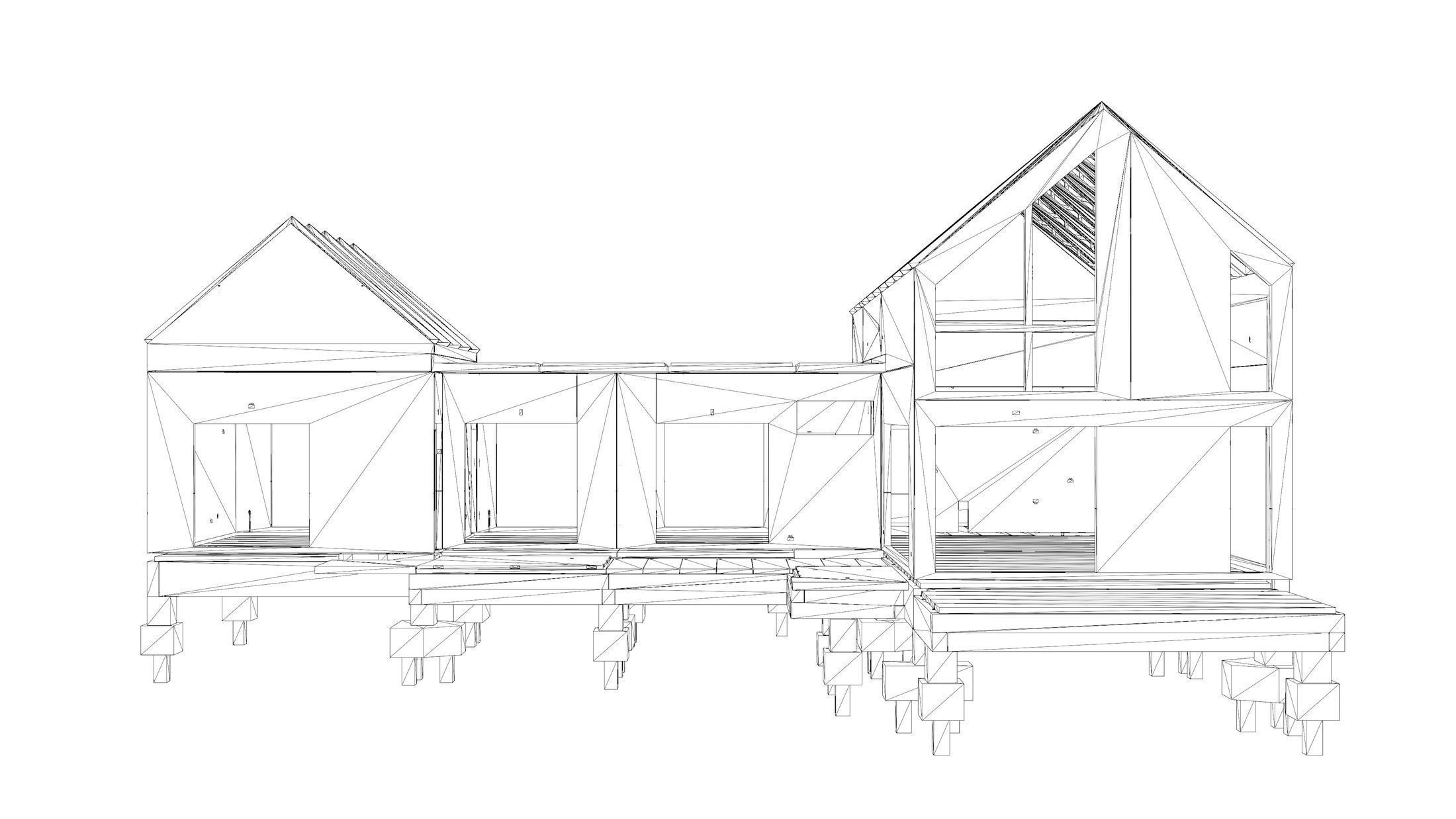 Precast house structure 3D model_9