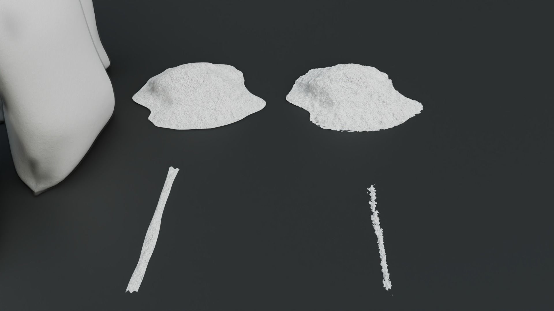 Cocaine and Bag with 4K Textures Low-poly 3D model_12