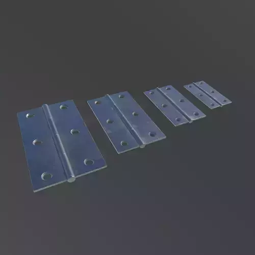 steel hinge 3D model