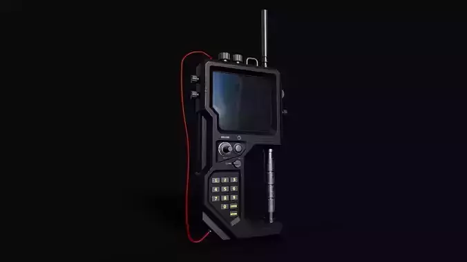 Low-Poly Walkie-Talkie Game Asset