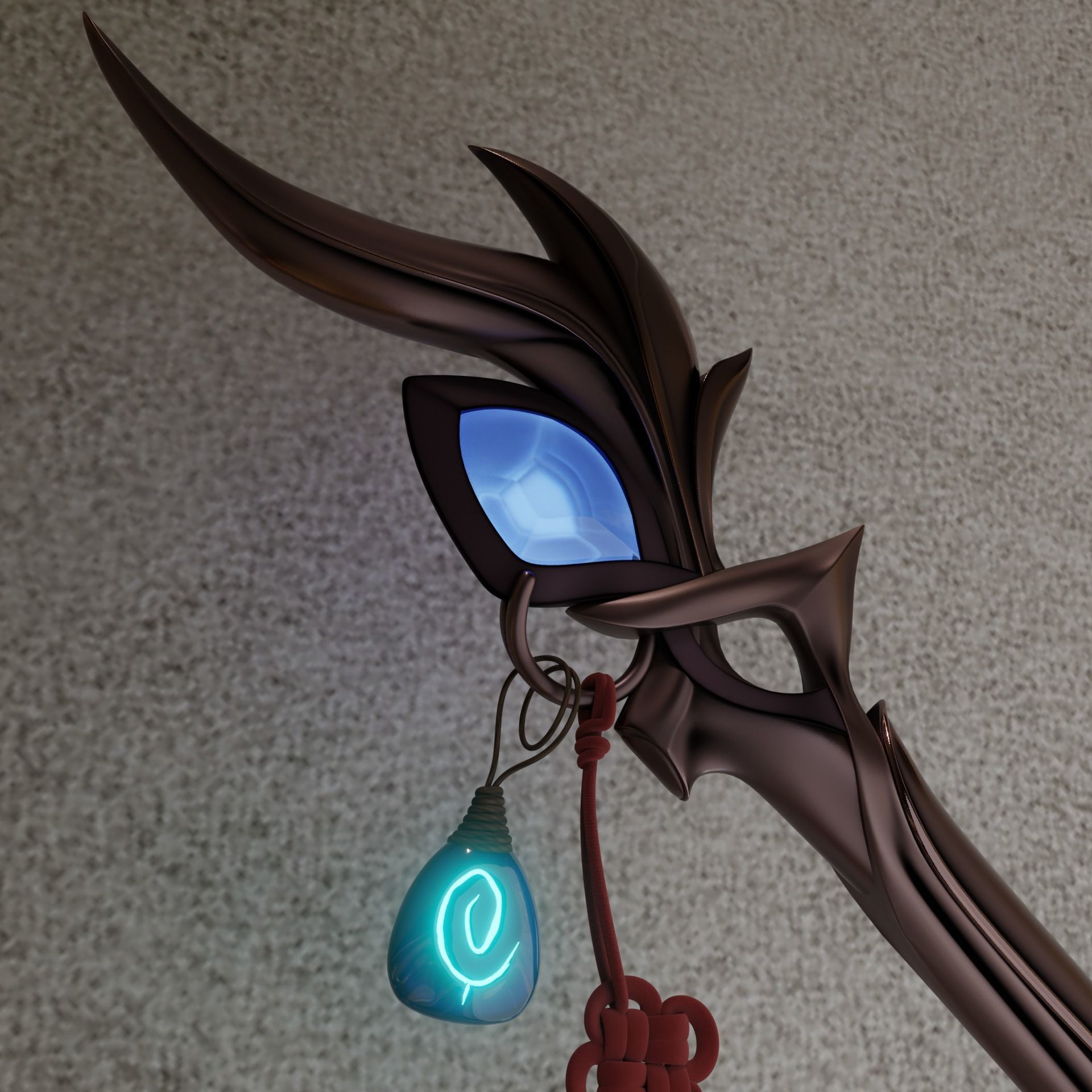 AURORA LEAGUE OF LEGENDS COSPLAY WANG 3D print model_2