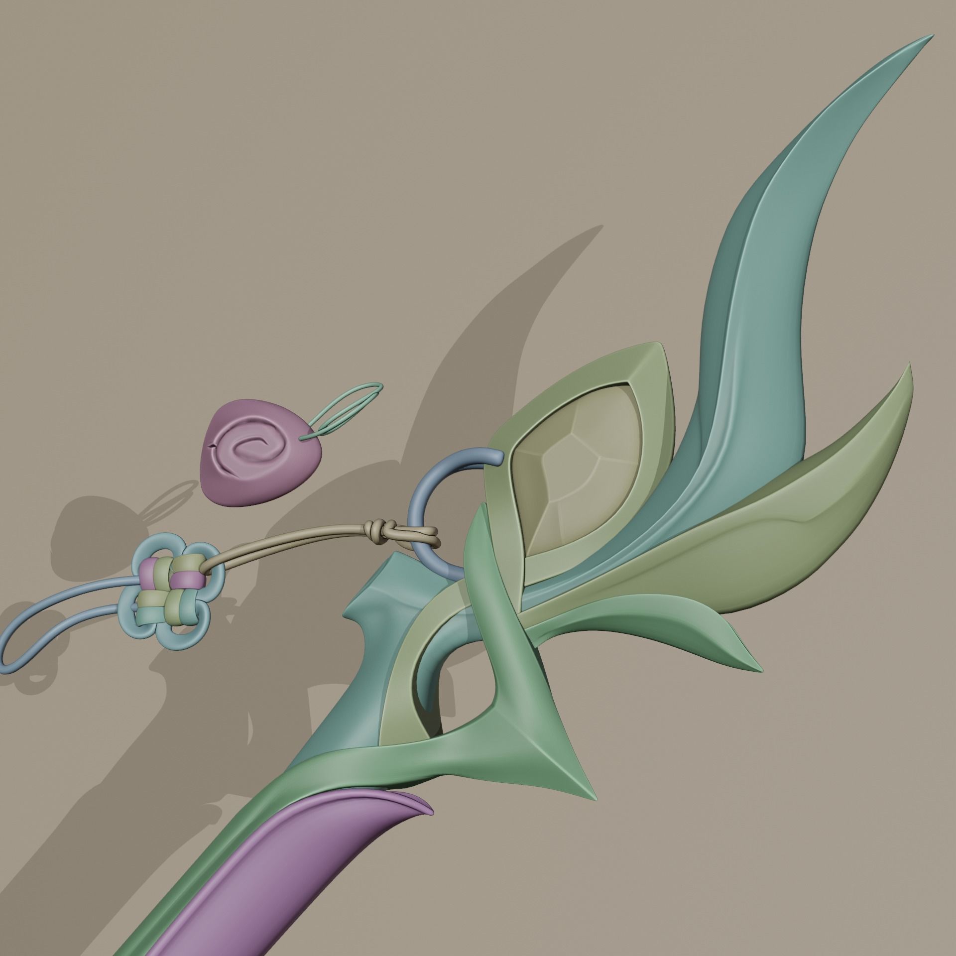 AURORA LEAGUE OF LEGENDS COSPLAY WANG 3D print model_11