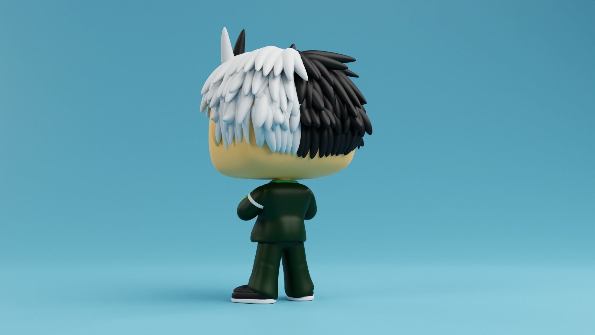 Haruka Sakura Funko model from the Anime Wind Breaker 3D print model_7