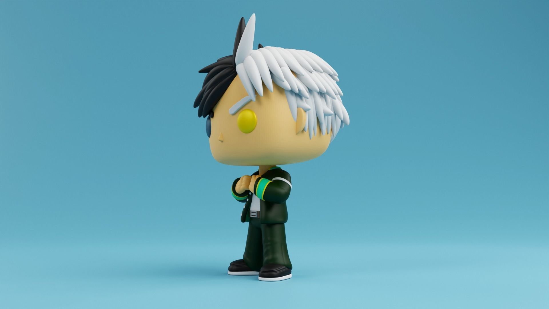 Haruka Sakura Funko model from the Anime Wind Breaker 3D print model_10