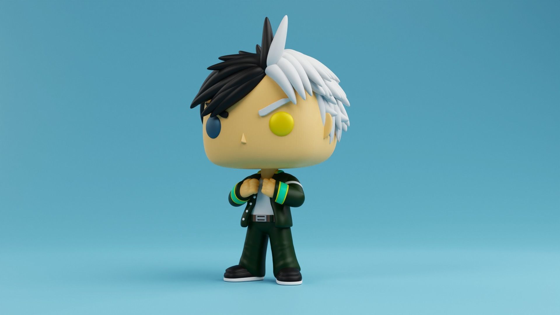 Haruka Sakura Funko model from the Anime Wind Breaker 3D print model_11