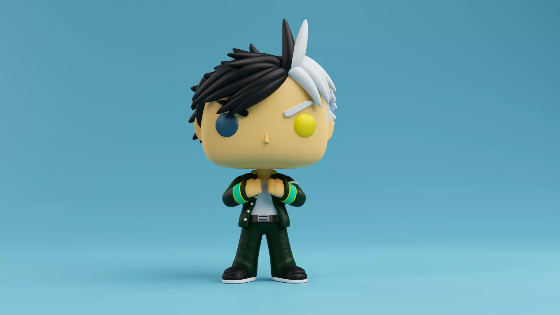 Haruka Sakura Funko model from the Anime Wind Breaker 3D print model_0