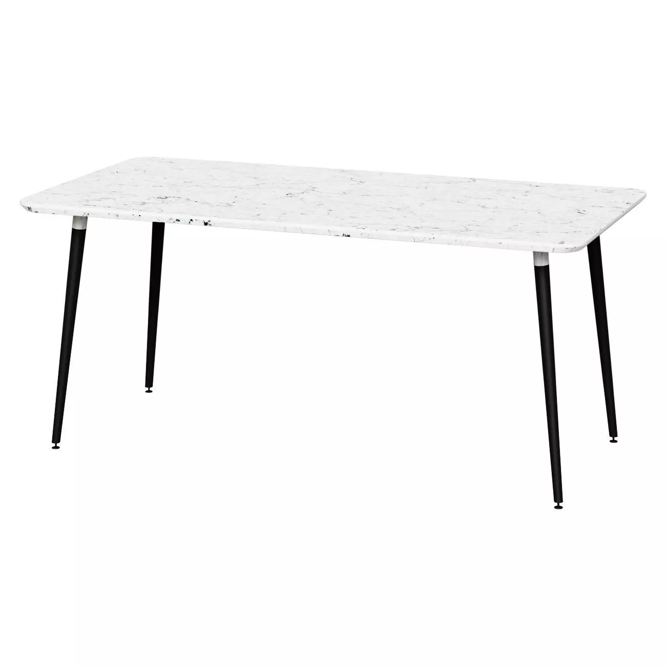 Marble Veneer dining table 160x80 cm 3D model_0