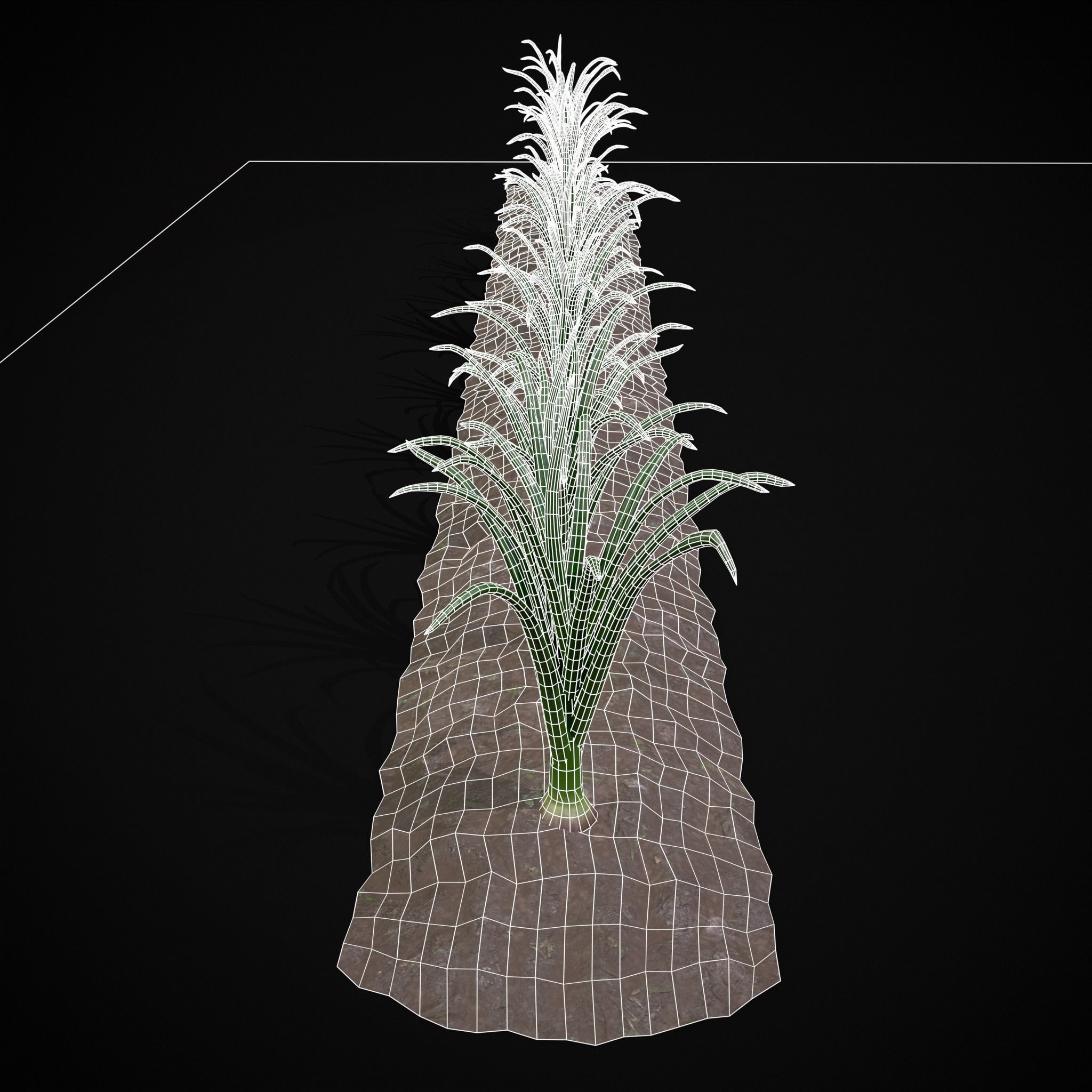 Crops Red Onions Low-poly 3D model_6