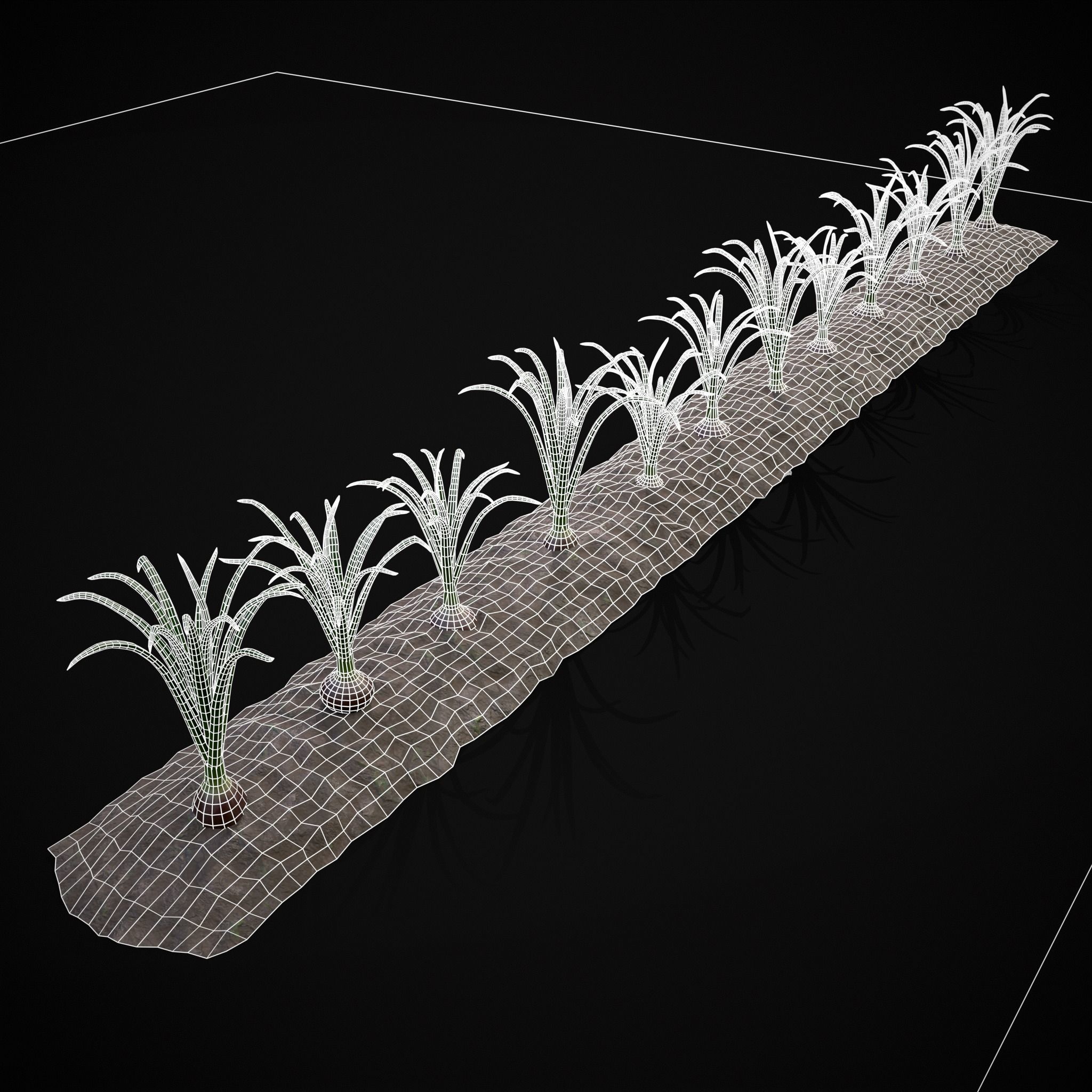 Crops Red Onions Low-poly 3D model_21