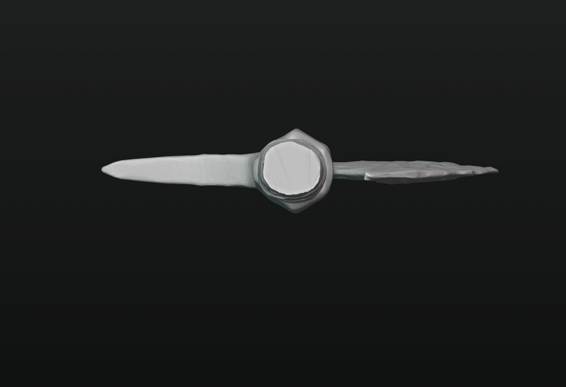 Viking Axe 2 3D print model_8