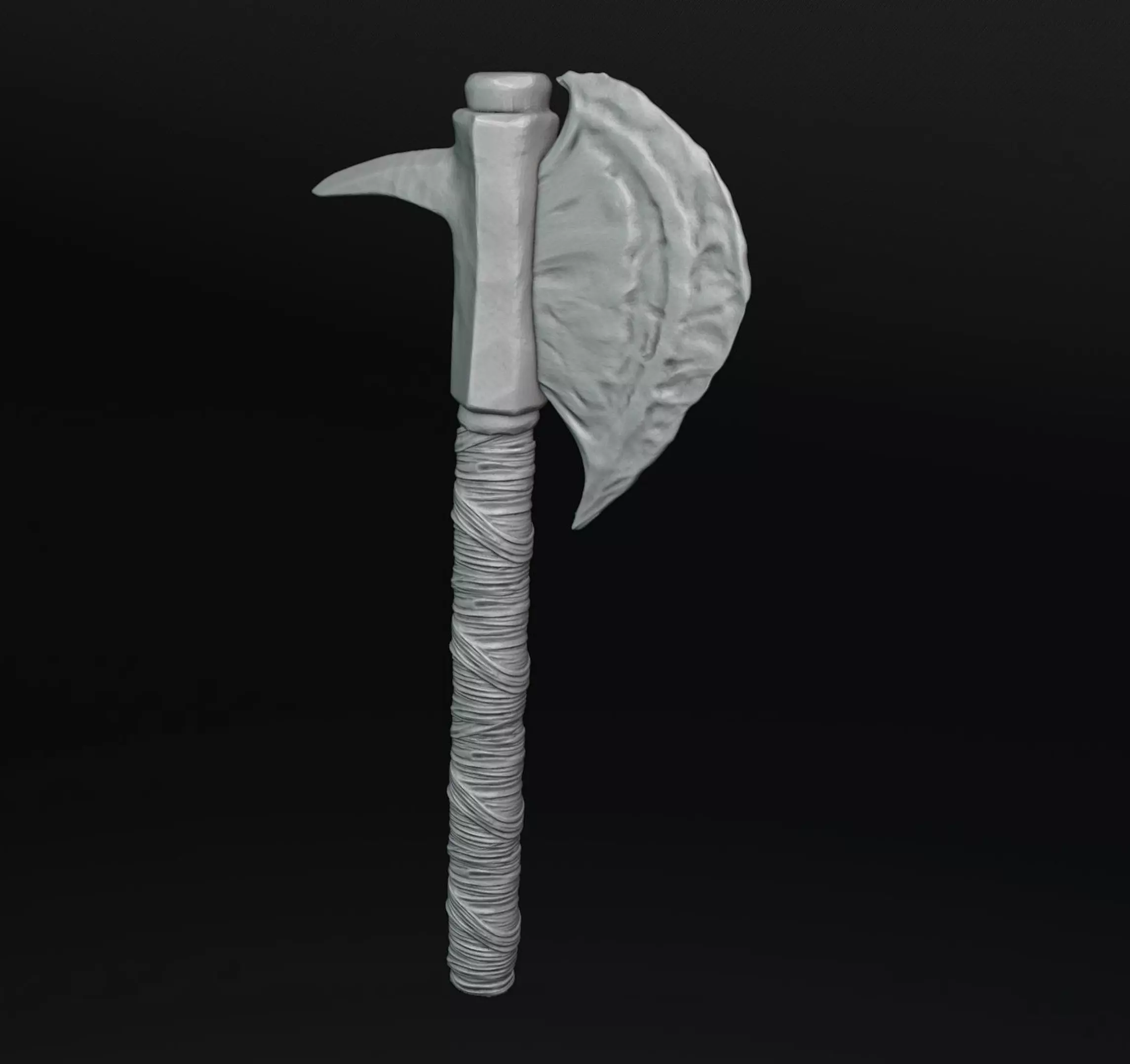 Viking Axe 2 3D print model_0