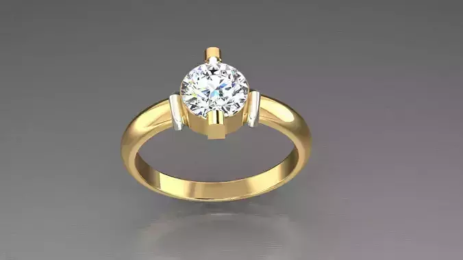 Diamond Solitaire Ring 2