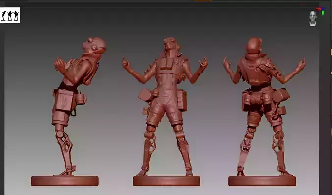 Apex Legends Octane STL and OBJ 3D print model